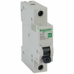 Schneider Electric EZ9F66110 EASY9 10A 1 Pole Type C Miniature Circuit Breaker