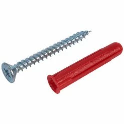 Schneider Electric 1776015 Trade Tub Red Wall Plugs With Screws (Tub Of 500) -GARDENA SHOP 15206385 3