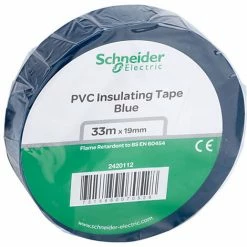 Schneider Electric 2420112 PVC Tape 19mm X 33m Blue