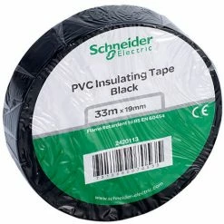 Schneider Electric 2420113 PVC Tape 19mm X 33m Black
