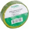 Schneider Electric 2420115 PVC Tape 19mm X 33m Yellow/Green