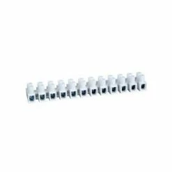 Schneider Electric 3000430 12-Way Terminal Strips White 15A (pack Of 10)