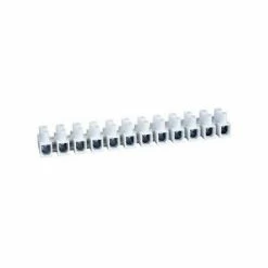 Schneider Electric 3000440 12-Way Terminal Strips White 30A (pack Of 10)