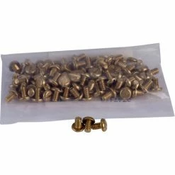 Schneider Electric 3747113 Brass Pan Head Machine Screws M4 X 6mm (Pack Of 100)
