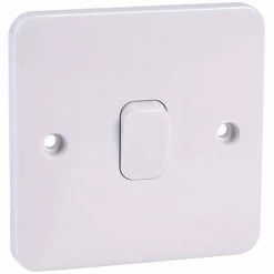 Schneider Electric GGBL1011S LWM 1 Gang 1 Way 10AX Plate Switch