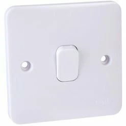 Schneider Electric GGBL1012S LWM 1 Gang 2 Way 10AX Plate Switch