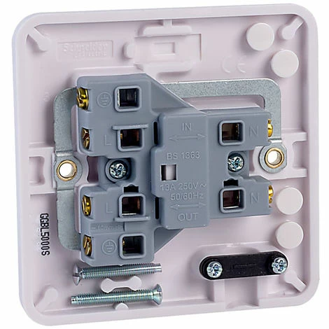 Schneider Electric GGBL5000S LWM 13A Unswitched Fused Connection Unit Schneider Electric GGBL5000S LWM 13A Unswitched Fused Connection Unit -GARDENA SHOP 15206569 2