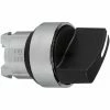 SCHNEIDER ELECTRIC Schneider ZB4BD3 3 Position Black Selector Switch Head