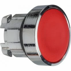 SCHNEIDER ELECTRIC Schneider ZB4BA4 Red Flush Push Button Head