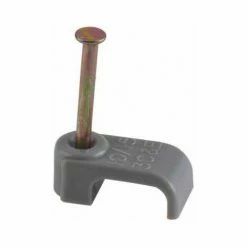 Schneider Electric 70CGKF10 Cable Clips Flat T&E 1mm Grey 6242Y (Pack Of 100)