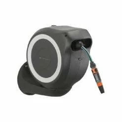 GARDENA RollUp S Automatic Wall Reel - 15 M - White - 18602-20