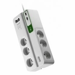 SCHNEIDER ELECTRIC APC PM6U-FR Surge Protector 6 AC Outlet(s) 230 V White 2 M