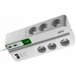 SCHNEIDER ELECTRIC APC PM6U-FR Surge Protector 6 AC Outlet(s) 230 V White 2 M -GARDENA SHOP 50739070 5