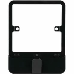 Schneider Electric Lisse Screwless Single Socket Surround Hook GGBLH1GSBS Black -GARDENA SHOP 54966673 3