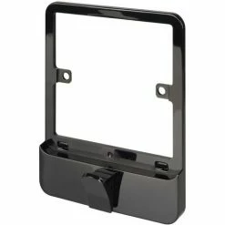Schneider Electric Lisse Screwless Single Socket Surround Hook GGBLH1GSBS Black -GARDENA SHOP 54966673 4