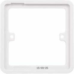 Schneider Electric Lisse White Moulded - Single Socket Spacer, GGBLSPC1S, White