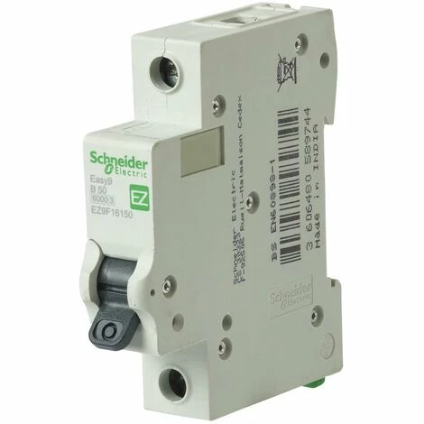 Schneider Electric Easy9+ EZ9F16150 MCB CircuitBreaker Single TypeB 6kA 50A 230V Schneider Electric Easy9+ EZ9F16150 MCB CircuitBreaker Single TypeB 6kA 50A 230V -GARDENA SHOP 54966679 3