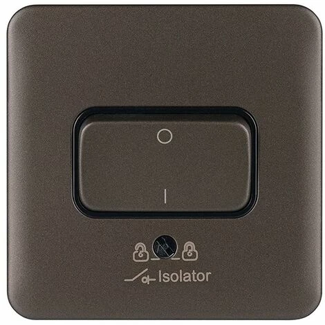Schneider Electric Lisse Isolator Switch 3 Pole 10AX GGBL1013BMB Mocha Bronze Schneider Electric Lisse Isolator Switch 3 Pole 10AX GGBL1013BMB Mocha Bronze -GARDENA SHOP 54966684 3