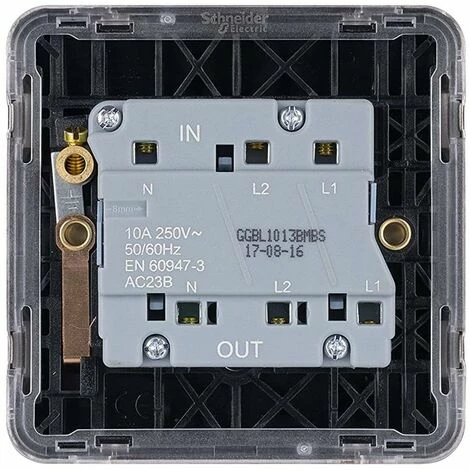 Schneider Electric Lisse Isolator Switch 3 Pole 10AX GGBL1013BMB Mocha Bronze Schneider Electric Lisse Isolator Switch 3 Pole 10AX GGBL1013BMB Mocha Bronze -GARDENA SHOP 54966684 4