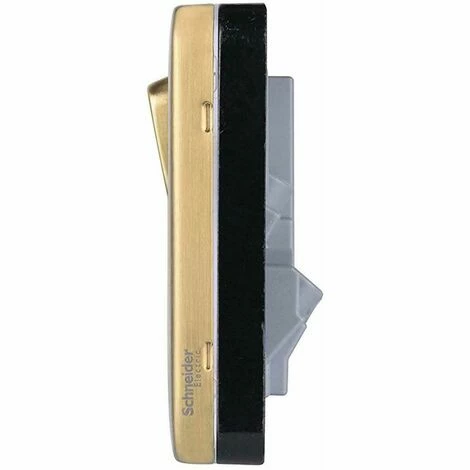 Schneider Electric Lisse Screwless Single Socket 13A 2 USB Ports Satin Brass Schneider Electric Lisse Screwless Single Socket 13A 2 USB Ports Satin Brass -GARDENA SHOP 54966685 5