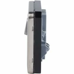 SCHNEIDER ELECTRIC Schneider Lisse Power Socket 13A 2 USB Ports GGBL30102USBABSSS Stainless / Black -GARDENA SHOP 54966823 5