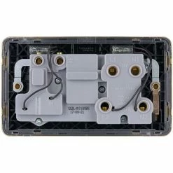 Schneider Electric Lisse Screwless Cooker Control Unit 1 Socket 45A Satin Brass -GARDENA SHOP 54966832 4