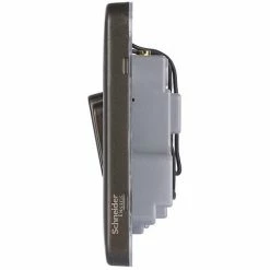 Schneider Electric Lisse Screwless Cooker Control 13A 1 Socket 45A Mocha Bronze -GARDENA SHOP 54966958 4