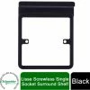 Schneider Electric Lisse Screwless Socket Surround + Holder GGBLSHF1GBS Black