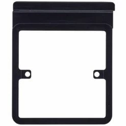Schneider Electric Lisse Screwless Socket Surround + Holder GGBLSHF1GBS Black -GARDENA SHOP 54966962 3