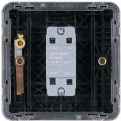 Schneider Electric Lisse Single 2 Way Light Switch 10AX GGBL1012BMB Mocha Bronze -GARDENA SHOP 54966966 5