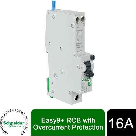 Easy9+ Circuit Breaker RCBO EZ9D16816 16A 30mA Type A B Curve,Schneider Electric Easy9+ Circuit Breaker RCBO EZ9D16816 16A 30mA Type A B Curve,Schneider Electric -GARDENA SHOP 54967063 1