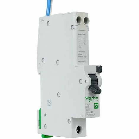 Easy9+ Circuit Breaker RCBO EZ9D16816 16A 30mA Type A B Curve,Schneider Electric Easy9+ Circuit Breaker RCBO EZ9D16816 16A 30mA Type A B Curve,Schneider Electric -GARDENA SHOP 54967063 5