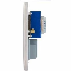 SCHNEIDER ELECTRIC Schneider Lisse Shaver Socket Dual Voltage 115/230V GGBL7090WSSS Stainless Steel -GARDENA SHOP 54967068 4