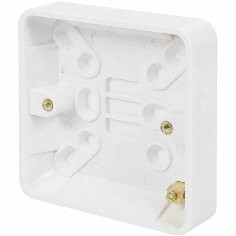 Schneider Electric Lisse Single Surface Pattress Box 16mm GGBL9116 White 10 Pack Schneider Electric Lisse Single Surface Pattress Box 16mm GGBL9116 White 10 Pack -GARDENA SHOP 55082267 2