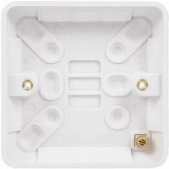 Schneider Electric Lisse Single Surface Pattress Box 16mm GGBL9116 White 10 Pack 4 Schneider Electric Lisse Single Surface Pattress Box 16mm GGBL9116 White 10 Pack -GARDENA SHOP 55082267 5