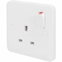 SCHNEIDER ELECTRIC Schneider Lisse Moulded Switched Single Power Socket 13A GGBL3010 White 10 Pack 3 SCHNEIDER ELECTRIC Schneider Lisse Moulded Switched Single Power Socket 13A GGBL3010 White 10 Pack -GARDENA SHOP 55082439 4