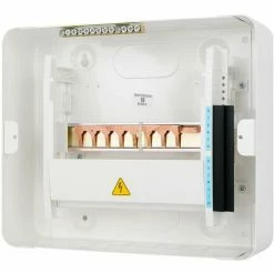 Schneider Electric Easy9+ EZ9E8MCU Consumer Unit 8 Way Surface Mount Metal