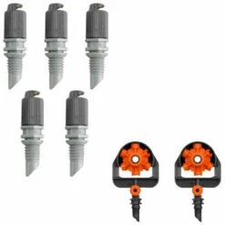 Pack GARDENA Micro-Drip Multi-surface Sprinkler 2 Pcs - Regulator 5 Pcs
